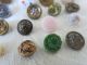 40 Brass Victorian Antique Vintage Buttons Buttons photo 5
