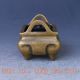 Old Chinese Handwork Craved Brass Square Pot Pots photo 1