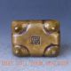 Old Chinese Handwork Craved Brass Square Pot Pots photo 3