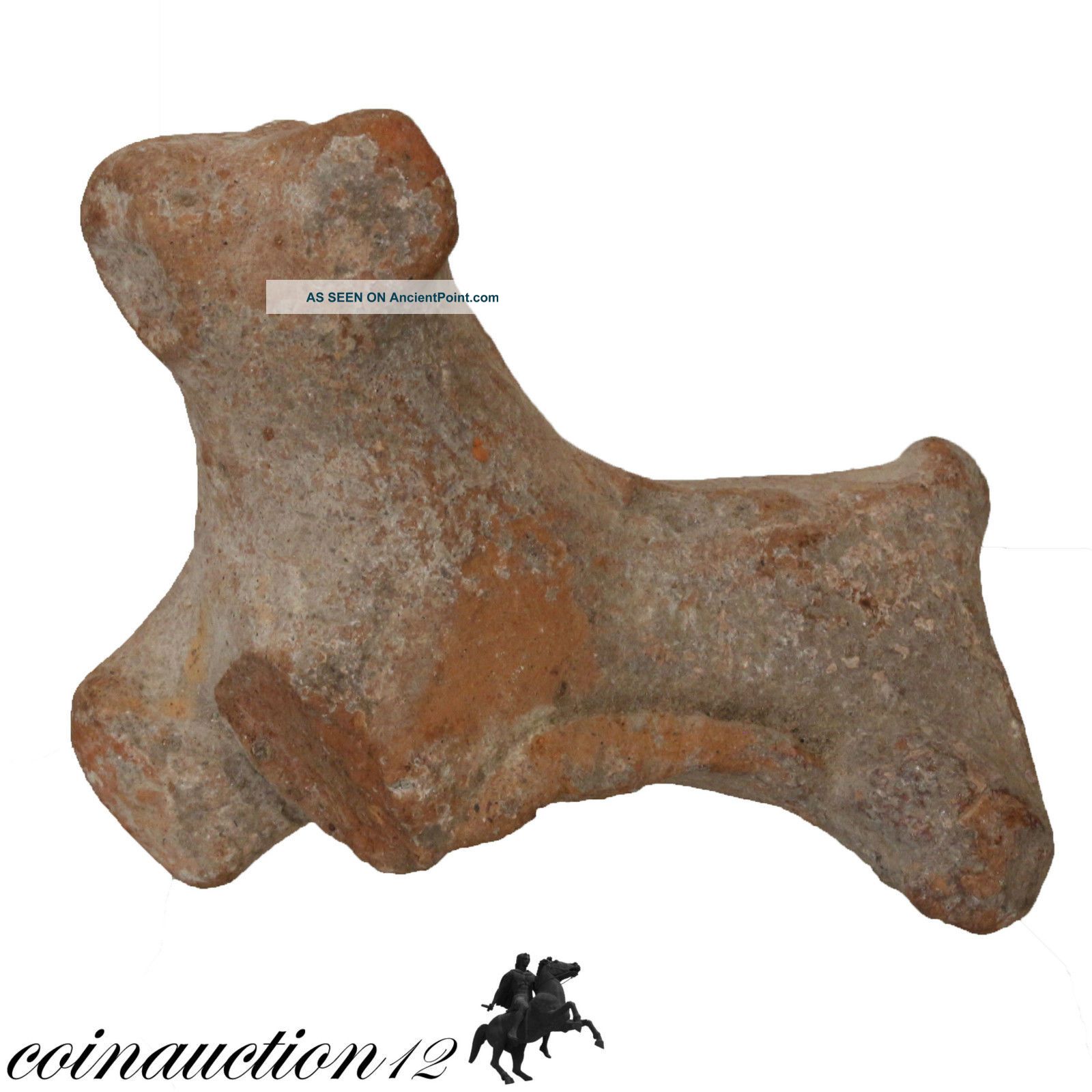 Cypriot Zoomorphic Terracotta Statue 700 Bc Roman photo