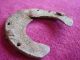 Ancient Late Roman / Early Byzantine Iron Horse Shoe W/ Nails On It 4th - 7th Ad Roman photo 1