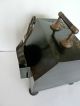 Antique Metal Brass Coal Bin Shovel Fireplace Ash Box Scuttle Painted Toleware Hearth Ware photo 2