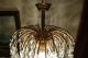 Antique Vintage Waterfall Style Czech Crystal Chandelier Lamp Light 1950 ' S10in Chandeliers, Fixtures, Sconces photo 7
