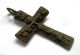 Circa.  1100 A.  D English Early Medieval Period Ae Bronze Crusades Cross Pendant.  Vf British photo 1