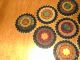 Penny Rug Candle Mat Hand Made 9x12 Inch Primitive Fall Pennies Primitives photo 1
