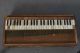 Antique Bartlett Small Reed Organ Of 1845 (elbow Melodeon) Ripe For Restoration Keyboard photo 4