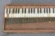 Antique Bartlett Small Reed Organ Of 1845 (elbow Melodeon) Ripe For Restoration Keyboard photo 5