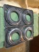 2 Gas Stove Roper Range Oven Porcelain Enamel Burner Drip Pans Vintage Stoves photo 9