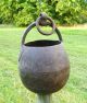 Antique Iron Pot Cooking Colonial Trade.  Kitchen Witches Spell Cauldron Bucket Other Antique Home & Hearth photo 5