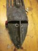 Huge African Bamana Mask Hand Carved Brass Detials 23 