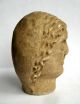 C.  50 - 100 A.  D Large British Found Marble Statue Section - Head Of Female Deity Roman photo 2
