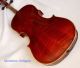 Antique Red Violin With Case Circa Early 1900s String photo 3