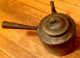 Antique Primitive Hearth Tea Pot W/ Top,  Spout Brass Hook,  Handle Cast Aluminum? Primitives photo 2