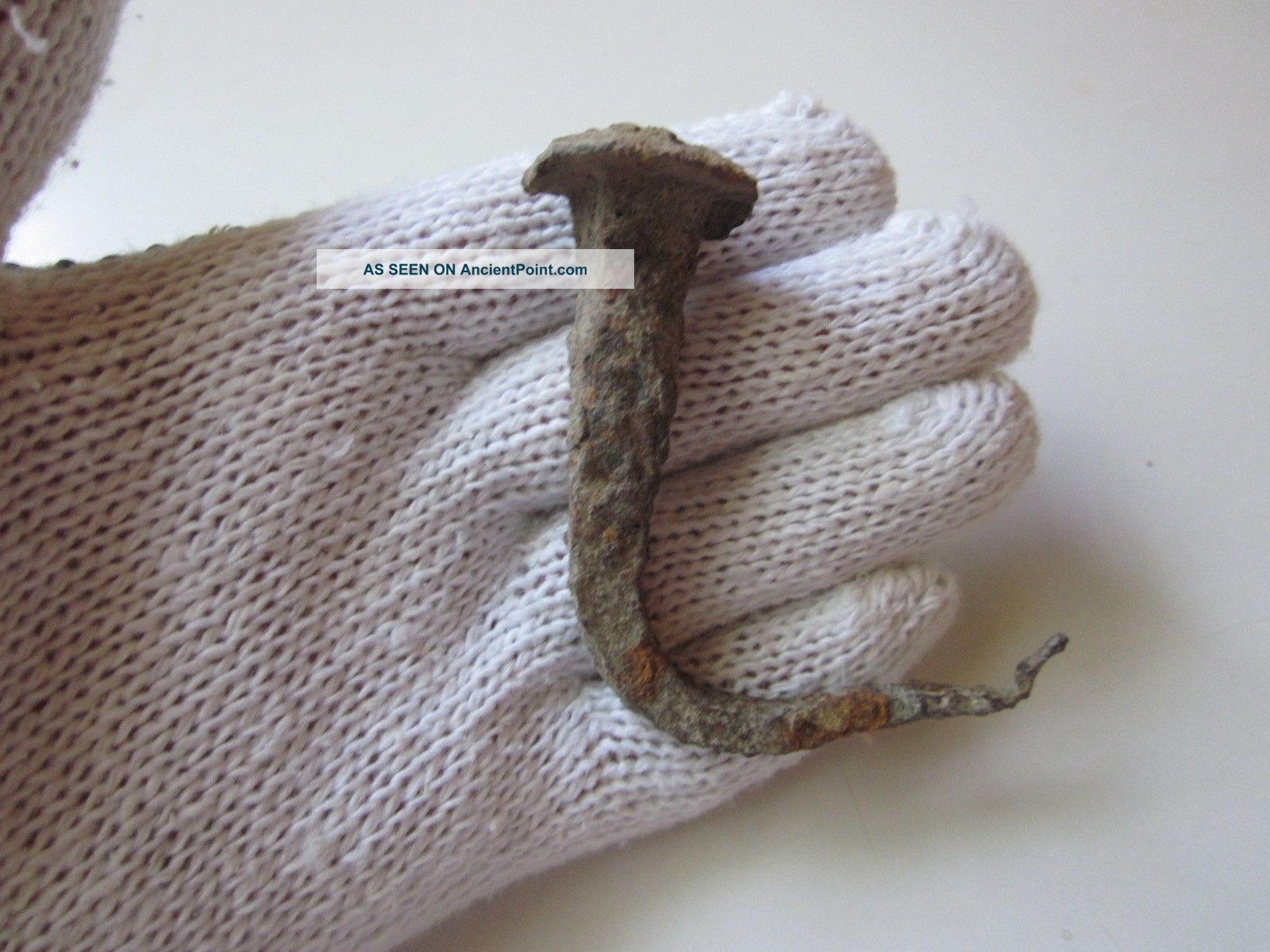 Absolutely Rare Ancient Massive Roman Iron Nail For Crucifixion 1 - 2ad (2) Roman photo