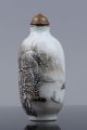 Chinese Landscape Painting Handmade Porcelain Snuff Bottle Snuff Bottles photo 1