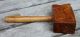 Antique Burl Wood Mallet Primitives photo 3