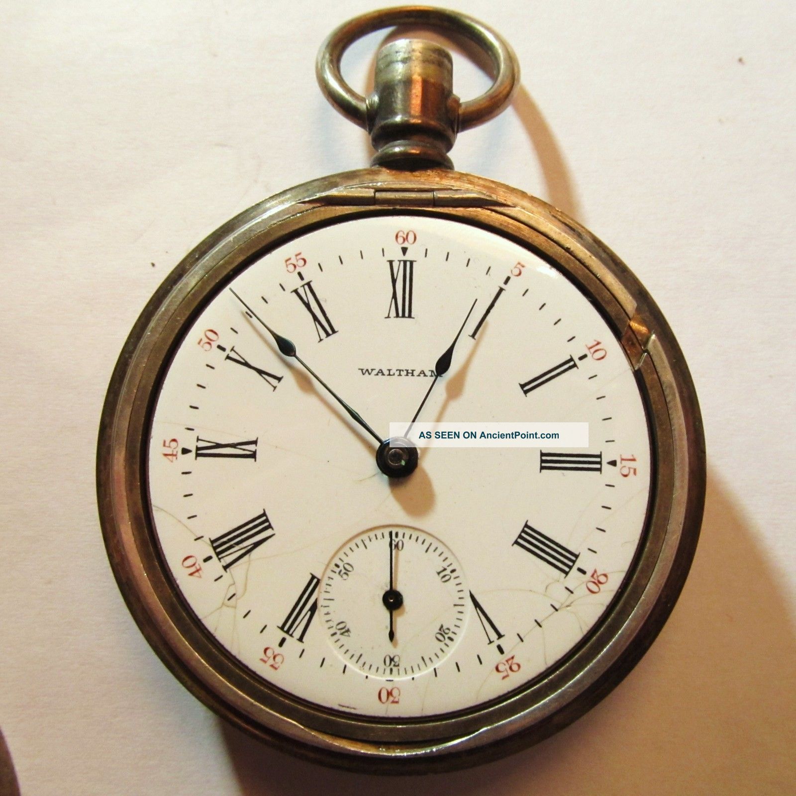 Antique Men ' S Waltham American Made Pocket Watch Still Ticks Away The Americas photo