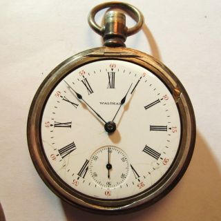Antique Men ' S Waltham American Made Pocket Watch Still Ticks Away photo