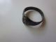 Roman Empire Ancient Roman Bronze Engraved Ring Seal Roman photo 5