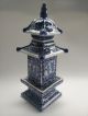 Collecting Antique Chinese Blue And White Porcelain Layered Tower Subtle Role Vases photo 2