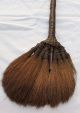 Vintage Handmade Hand - Bound Rattan Grass Besom Hearth Broom Thailand C.  1920 - 1940 Hearth Ware photo 5