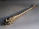Js430 Rare,  Chinese Brass Carved Statue Dragon ' Shoehorn ' Other Chinese Antiques photo 1
