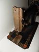 Antique Singer Red Eye Sewing Machine 1916 Treadle Model 66 Serial G4789425 Sewing Machines photo 4