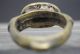 Undated Antique Brass Seal Ring Near Eastern photo 3