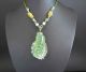 100 Natural 3d Hand - Carved Icy Jade Pendant Jadeite Necklace Cabbage 0055 Necklaces & Pendants photo 3