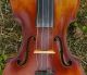 Antique ?18th C.  ? Violin With Grafted Scroll Ready To Play String photo 11