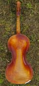 Antique ?18th C.  ? Violin With Grafted Scroll Ready To Play String photo 4