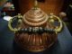 Exceptional Antique Copper Teapot Kettle 19th Century Metalware photo 9
