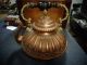 Exceptional Antique Copper Teapot Kettle 19th Century Metalware photo 1
