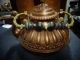 Exceptional Antique Copper Teapot Kettle 19th Century Metalware photo 5