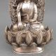 Chinese Tibetan Silver Hand Work Statue - - - - Buddha Other Antique Chinese Statues photo 3