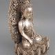 Chinese Tibetan Silver Hand Work Statue - - - - Buddha Other Antique Chinese Statues photo 5
