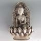 Chinese Tibetan Silver Hand Work Statue - - - - Buddha Other Antique Chinese Statues photo 7