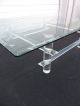 Mid - Century Lucite Glass - Top Coffee Table By Les Prismatiques 6909 Post-1950 photo 6