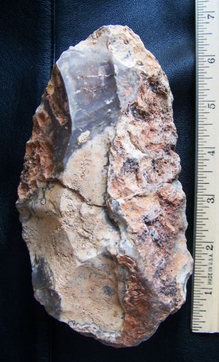 Large Mojave Desert Artifact Paleolithic Neolithic Handaxe Artifact Tool photo