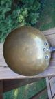 Antique Ladle With Brass Bowl And Wrought Iron (forged) Rat Tail Handle Primitives photo 1
