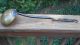Antique Ladle With Brass Bowl And Wrought Iron (forged) Rat Tail Handle Primitives photo 4