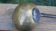 Antique Ladle With Brass Bowl And Wrought Iron (forged) Rat Tail Handle Primitives photo 5