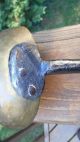 Antique Ladle With Brass Bowl And Wrought Iron (forged) Rat Tail Handle Primitives photo 6
