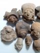 10) Precolumbian Head Tumaco Chorrea Inca Tiwanaku Olmec Ex.  Dr.  John Hilsabeck The Americas photo 1