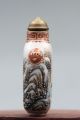 China Handmade Porcelain Snuff Bottle Painting Landscapes Snuff Bottles photo 8