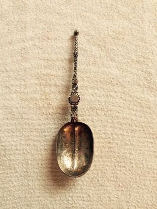 Edwardian Silver Anointing Spoon London 1901 James Wakely & Frank Clarke Wheeler photo