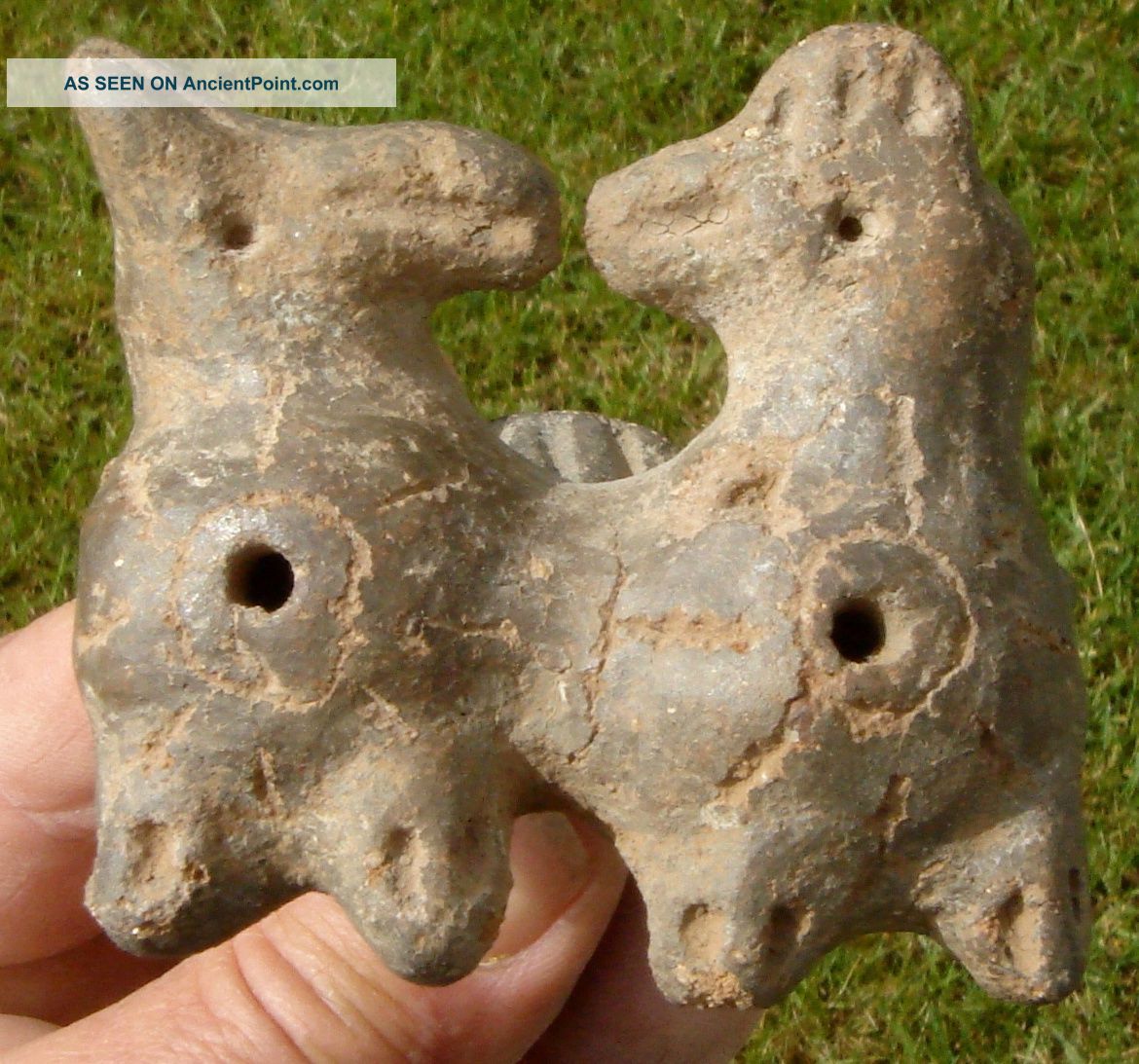 Bird Effigy Whistle: Double,  Colima,  West Mexico,  C.  200 Bc - Ad 300 Latin American photo