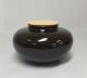 D470: Japanese Old Seto Pottery Ware Tea Caddy With Good Lid,  Shifuku And Box Tea Caddies photo 3