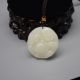 100 Natural Hand - Carved Chinese Jade Pendant Necklace Lucky Buddha 18 Necklaces & Pendants photo 2