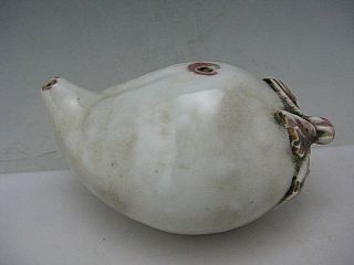 Wonderful China Porcelain Hand Carved Peaches Water Dropper photo